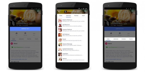 Facebook mit neuen Features für Unternehmensseiten