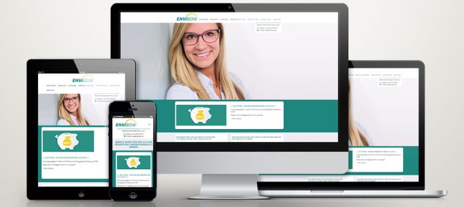 TYPO3 Webdesign für Envibow aus Overath bei Köln